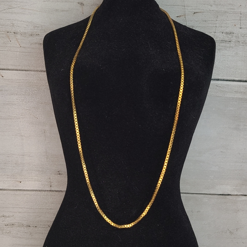 5/50% simple gold chain necklace